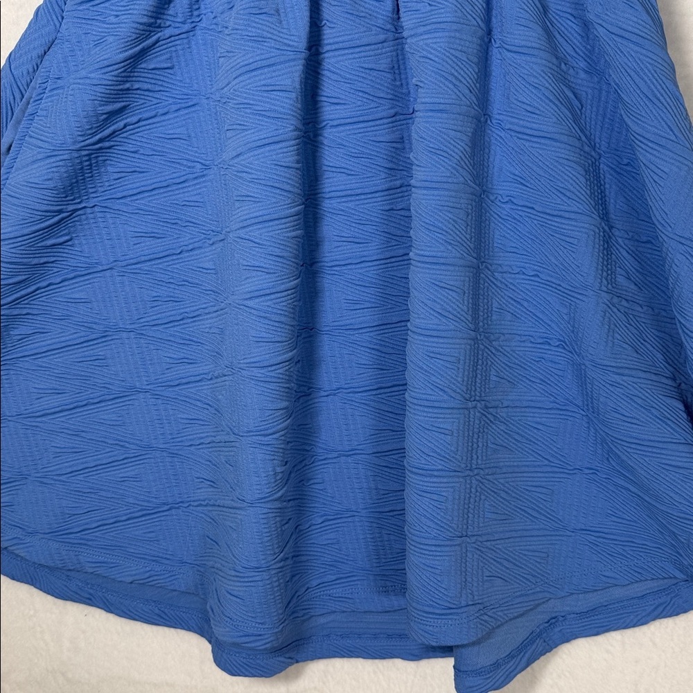 Blue Puff Sleeve Dress Free People Womens Daytime Short Mini Dress Blue Size XS - Picture 6 of 10